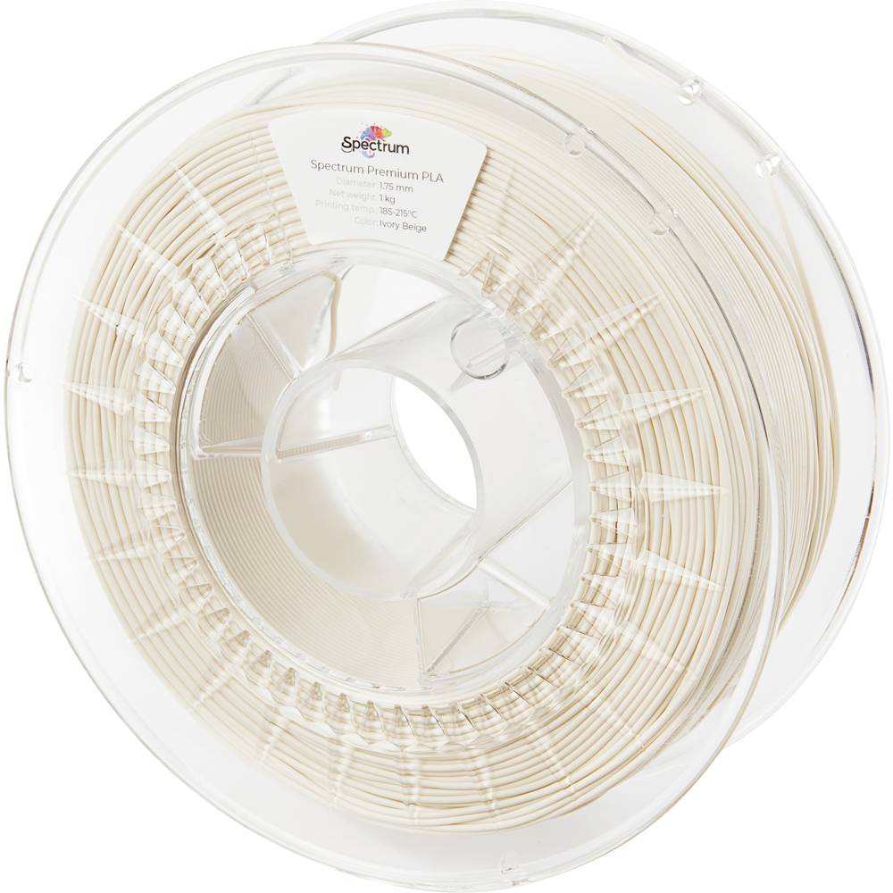 Spectrum Filaments 80006 PLA Premium Filament PLA kunststof 1.75 mm 1000 g Ivory Beige, Beige 1 stuk(s)