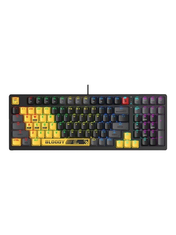 A4Tech Bloody S98 Sports - Toetsenbord - Geel