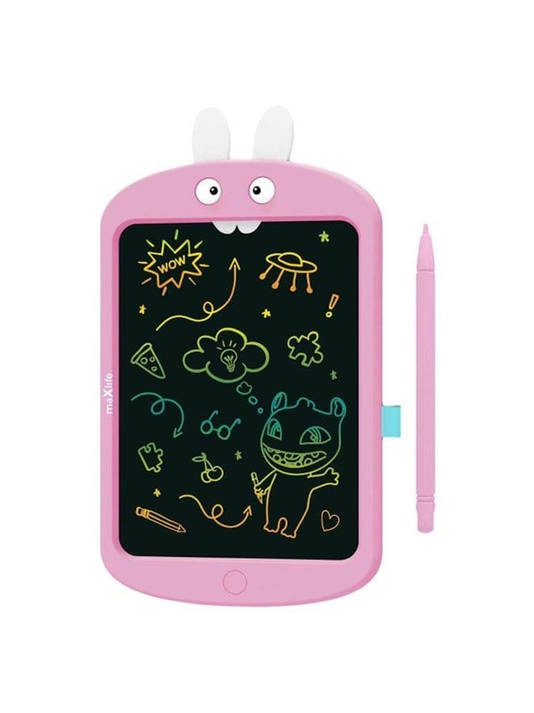 Maxlife 8.5 Digital Drawing Tablet For Kids Pink
