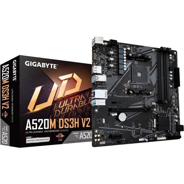 Egenta Carte mère - GIGABYTE - Carte mère A520M DS3H V2