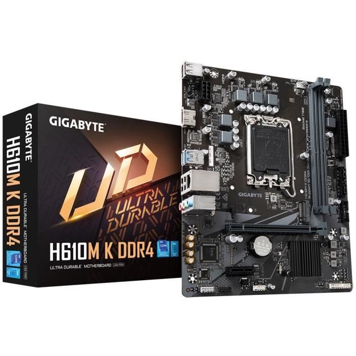 Egenta Carte mère - GIGABYTE - H610M K DDR4