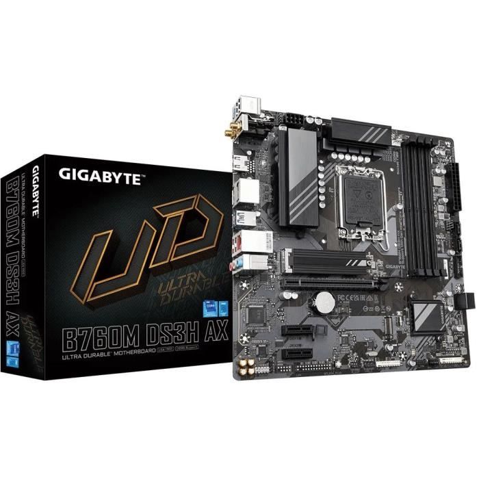 Egenta Carte mère - GIGABYTE - B760M DS3H AX