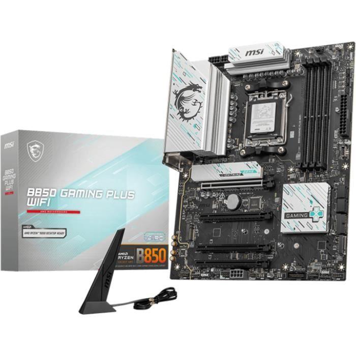 TECHSALES Carte mère - MSI - B850 GAMING PLUS WIFI AMD B850 Emplacement AM5 ATX