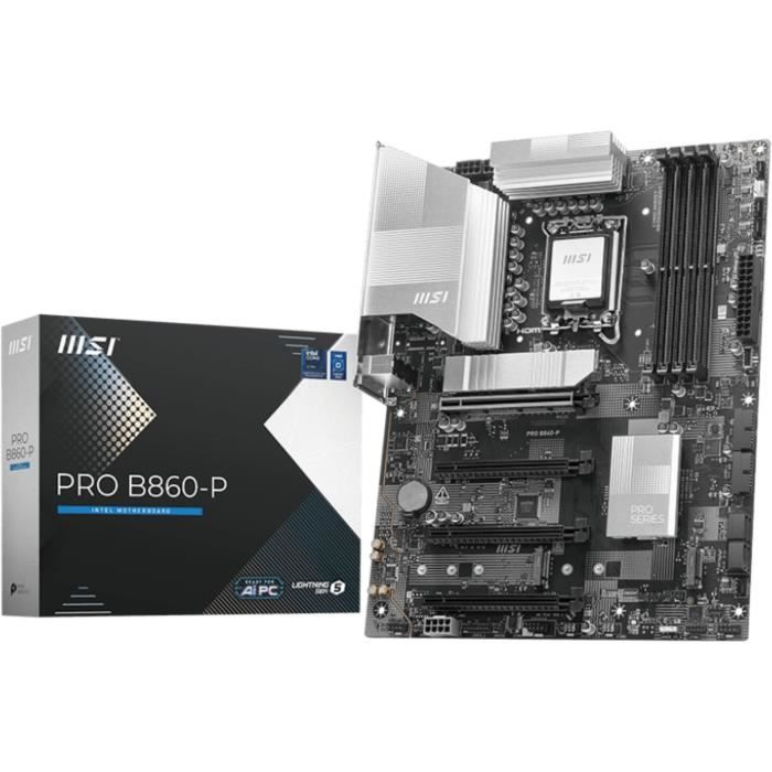 TECHSALES Carte mère - MSI - PRO B860-P Intel B860 LGA 1851 (Socket V1) ATX