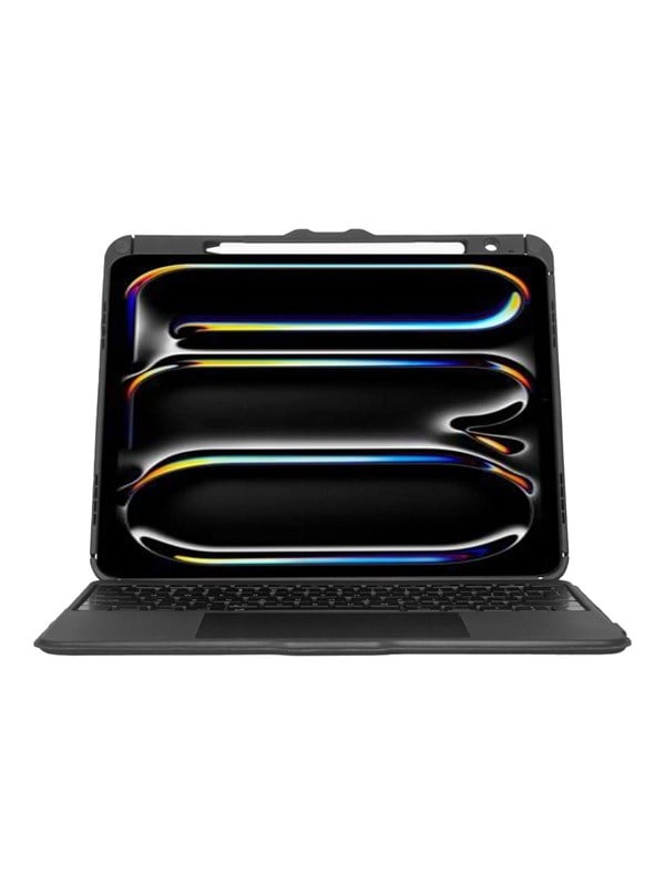 Targus Versavu - keyboard and folio case - QWERTY - Spanish - black Input Device - Keyboard and folio case - Spaans - Zwart