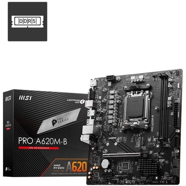 TECHSALES Carte mère - MSI - PRO A620M-B Emplacement AM5 micro ATX