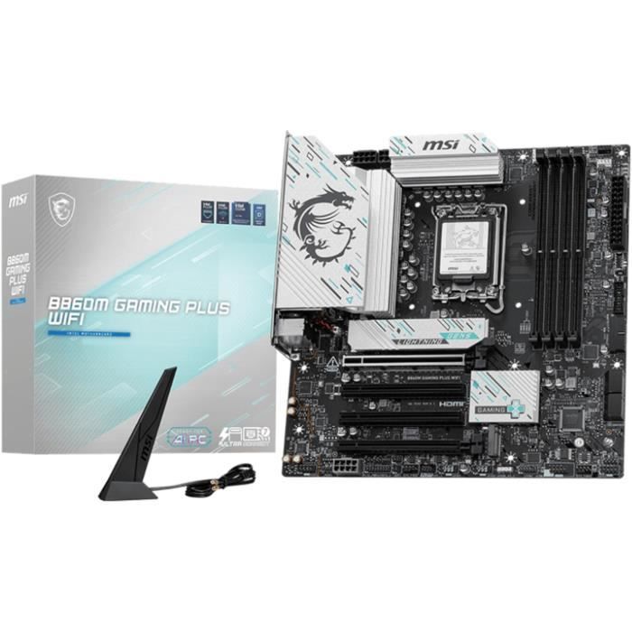 TECHSALES Carte mère - MSI - B860M GAMING PLUS WIFI l B860 LGA 1851 (Socket V1) micro ATX