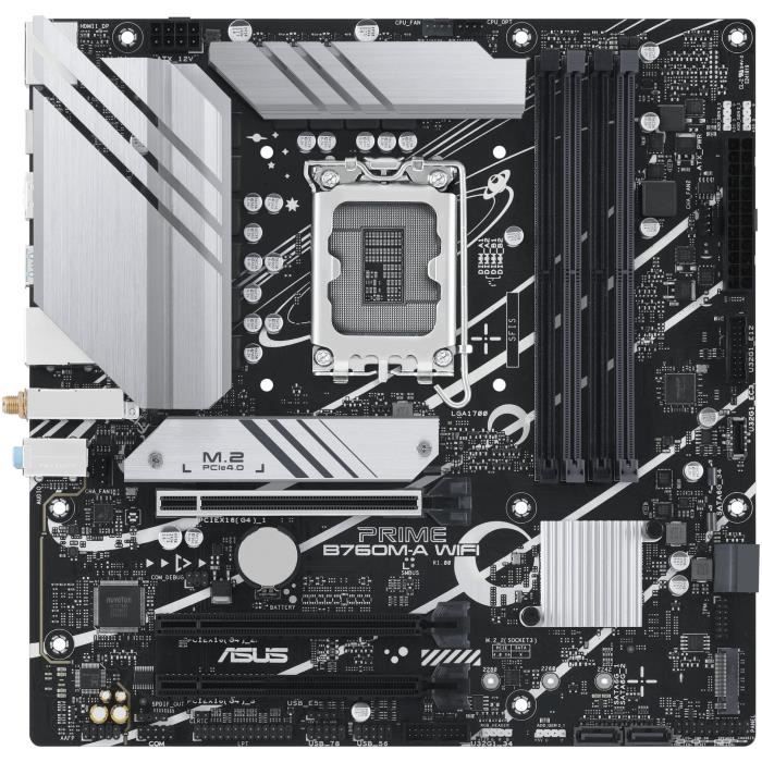 Egenta Carte mère - ASUS - PRIME B760M-A WIFI - Intel B760 LGA 1700 micro ATX
