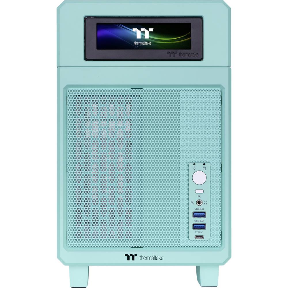 Thermaltake TR100 Mint Strawberry Mini-tower Gaming-behuizing Munt, Aardbeien