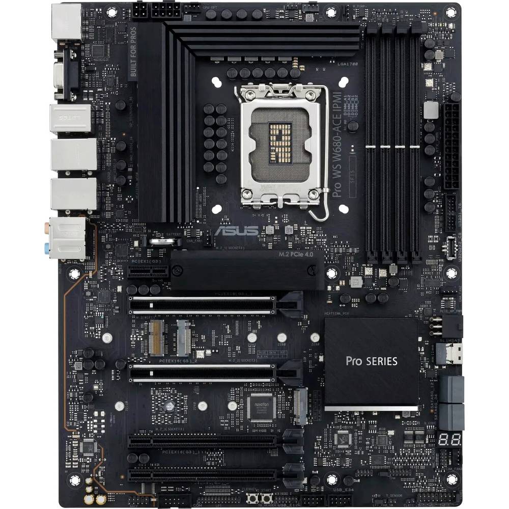 Asus 90MB1DN0-M0EAY1 Moederbord Socket Intel LGA 1700 Vormfactor ATX Moederbord chipset Intel W680