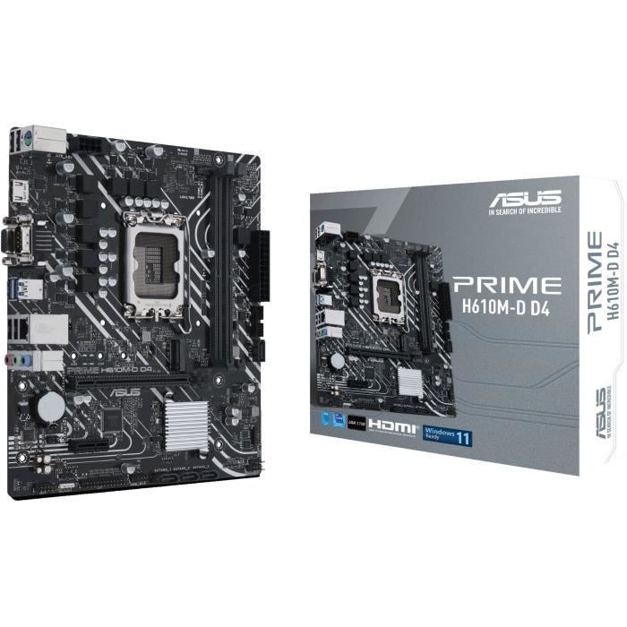TECHSALES Carte mère - ASUS - PRIME H610M-D D4 - Intel H610 LGA 1700 micro ATX