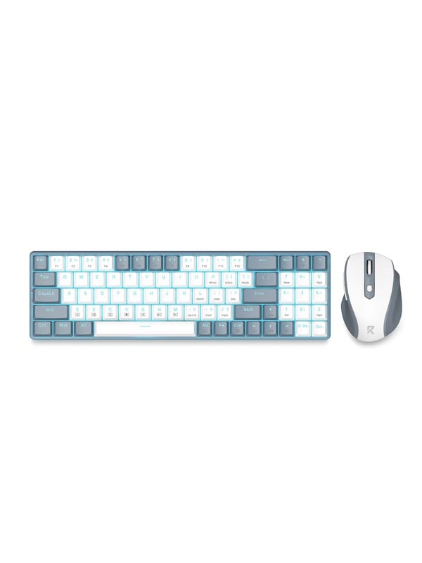 REDRAGON BS-8772GW keyboard - Keypad and mouse set - Engels (VS) - Grijs
