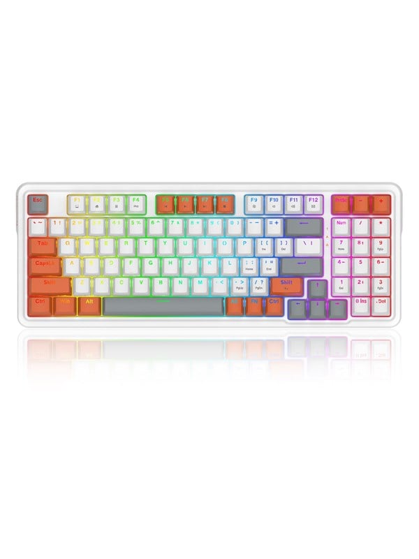 REDRAGON K664WOG-RGB Gloria keyboard - Gaming toetsenbord - Engels (VS) - Wit