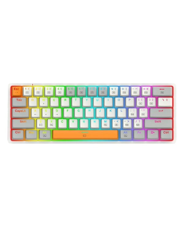 REDRAGON K642WGO-RGB Akali keyboard - Gaming toetsenbord - Engels (VS) - Wit