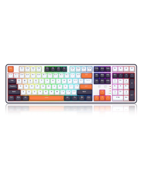 REDRAGON K689WBO-RGB-PRO Wyvern keyboard - Gaming toetsenbord - Engels (VS) - Wit