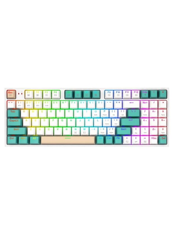 REDRAGON K643GWC-RGB-PRO Veigar Pro keyboard - Gaming toetsenbord - Engels (VS) - Wit