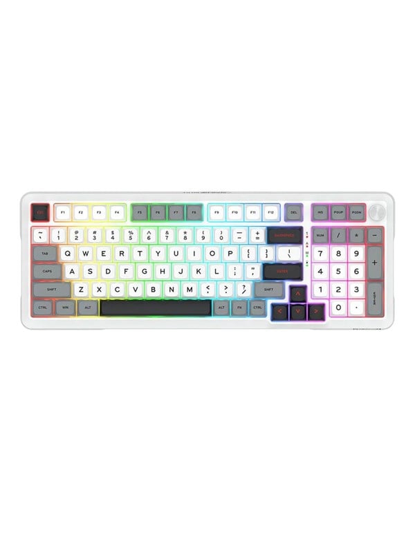 REDRAGON K688WGL-RGB-PRO Bragi Pro keyboard - Gaming toetsenbord - Engels (VS) - Wit