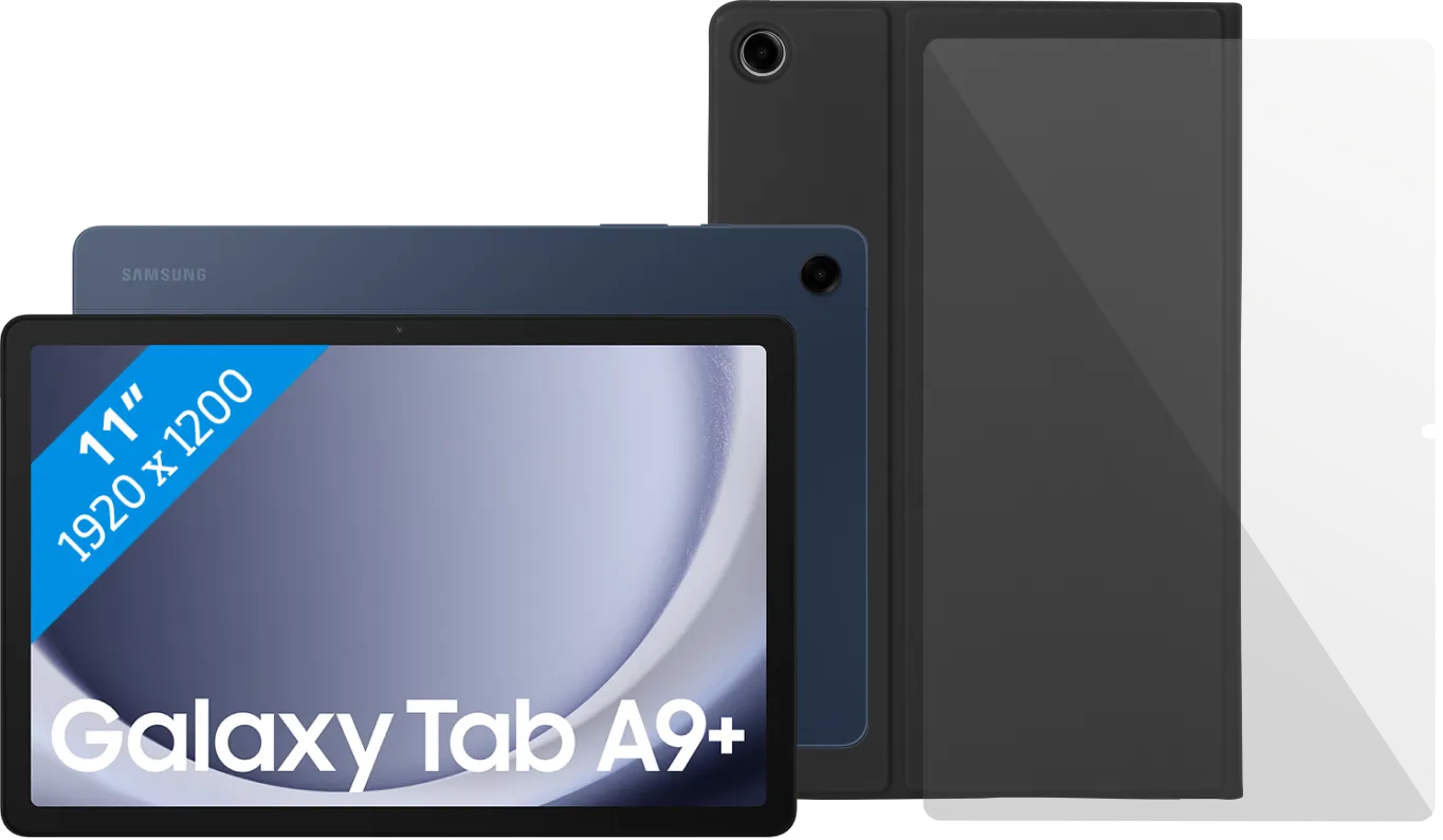 Samsung Galaxy Tab A9 Plus 11 inch 8GB/256GB Wifi Blauw + Beschermpakket