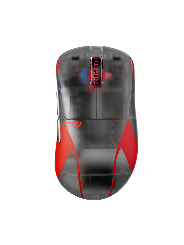 Pulsar Xlite v4 Medium Wireless - T1 Limited Edition - Gaming muis - Optisch - 5 knoppen - Rood