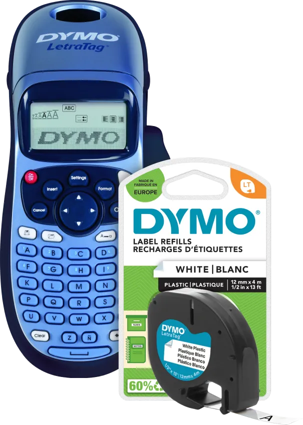 Dymo LetraTag LT-100H + 1 extra label
