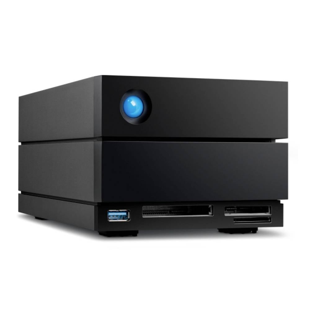 LaCie 2big Dock 36 TB Harde schijf array Thunderbolt 4, DisplayPort, USB-A 3.2 Gen 2 Zwart STLG36000400