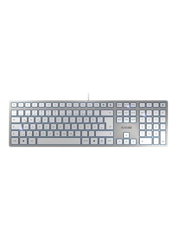 Cherry KC 6000 SLIM - Toetsenbord - Frans - Zilver