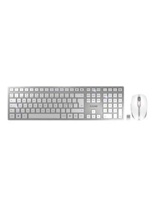 Cherry DW 9100 - Keyboard and mouse set - Zilver