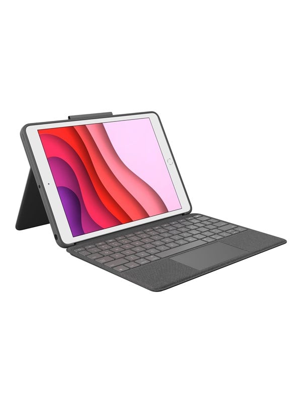 Logitech Combo Touch for iPad 10.2 7/8/9th Gen - IT - Keyboard and folio case - Grijs