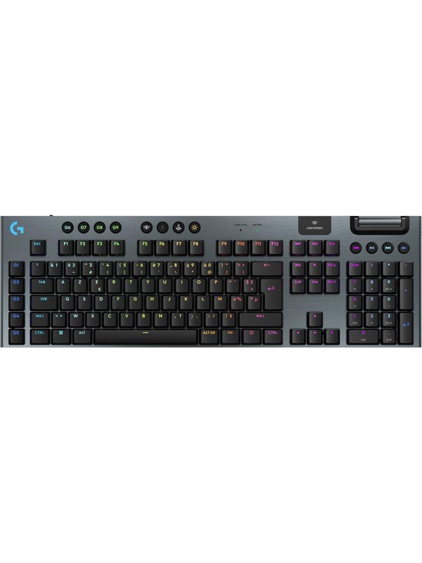 Logitech G G915 X LIGHTSPEED - Tactile - 100% (volledige grootte - standaard) - Gaming toetsenbord - Frans - Zwart