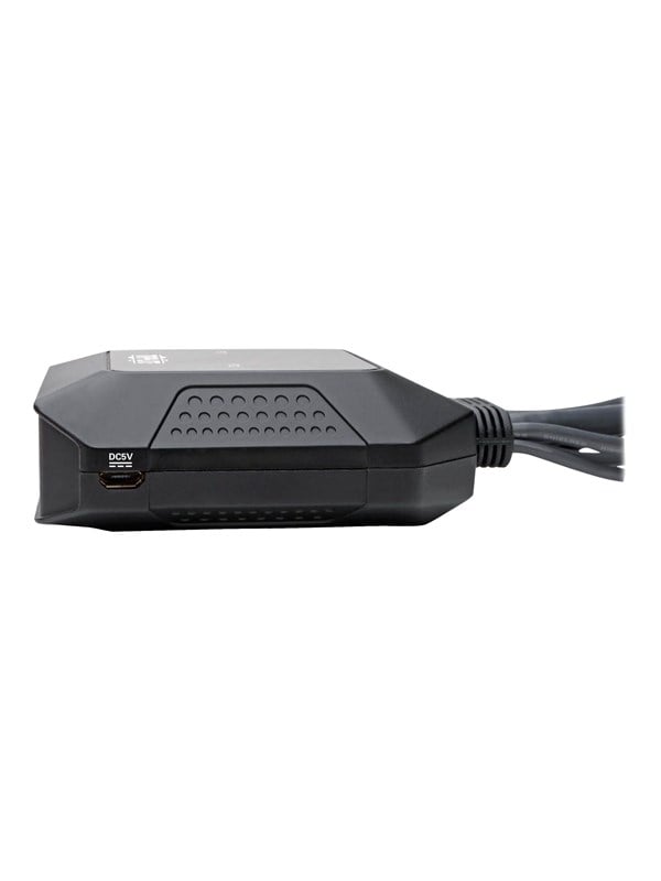 Eaton series 2-Port DisplayPort 1.1/USB KVM Switch with Audio/Video Built-In Cables USB Peripheral Sharing