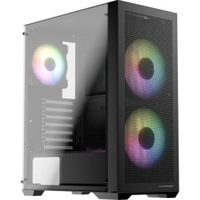 LC Power LC-Power LC-717B-ON computerbehuizing Micro Tower Zwart