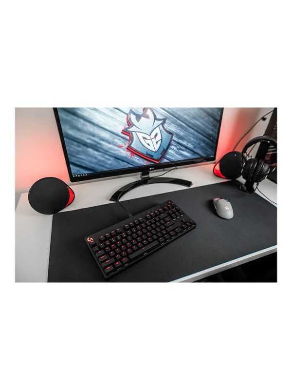Logitech G Pro Mechanical Gaming Keyboard - keyboard - AZERTY - French - black - Gaming toetsenbord - Frans - Zwart