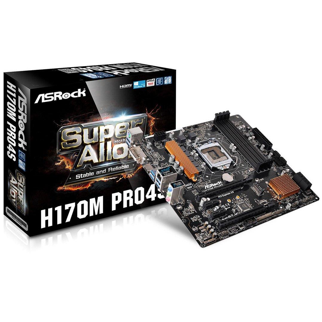 ASRock H170M PRO4S moederbord