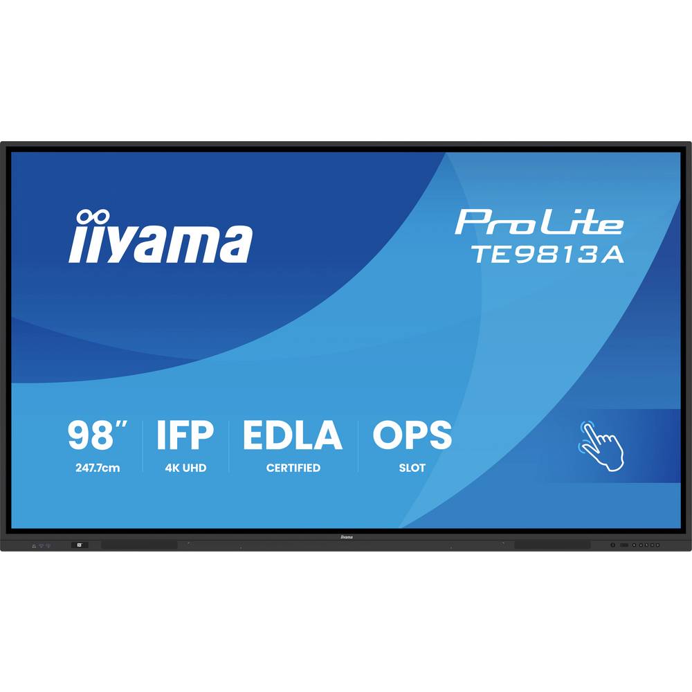 Iiyama ProLite Digital Signage display Energielabel: G (A - G) 247.7 cm 97.5 inch 3840 x 2160 Pixel 18/7