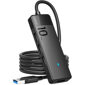 Inateck HB2025AL USB 3.2 Gen 2 (3.1 Gen 2) Type-A 10000 Mbit/s Zwart