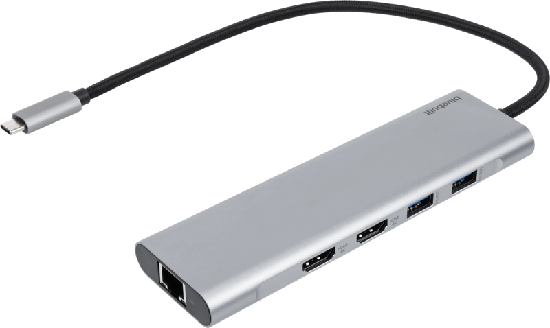 BlueBuilt 9-in-1 Dual HDMI Docking Station met Usb C