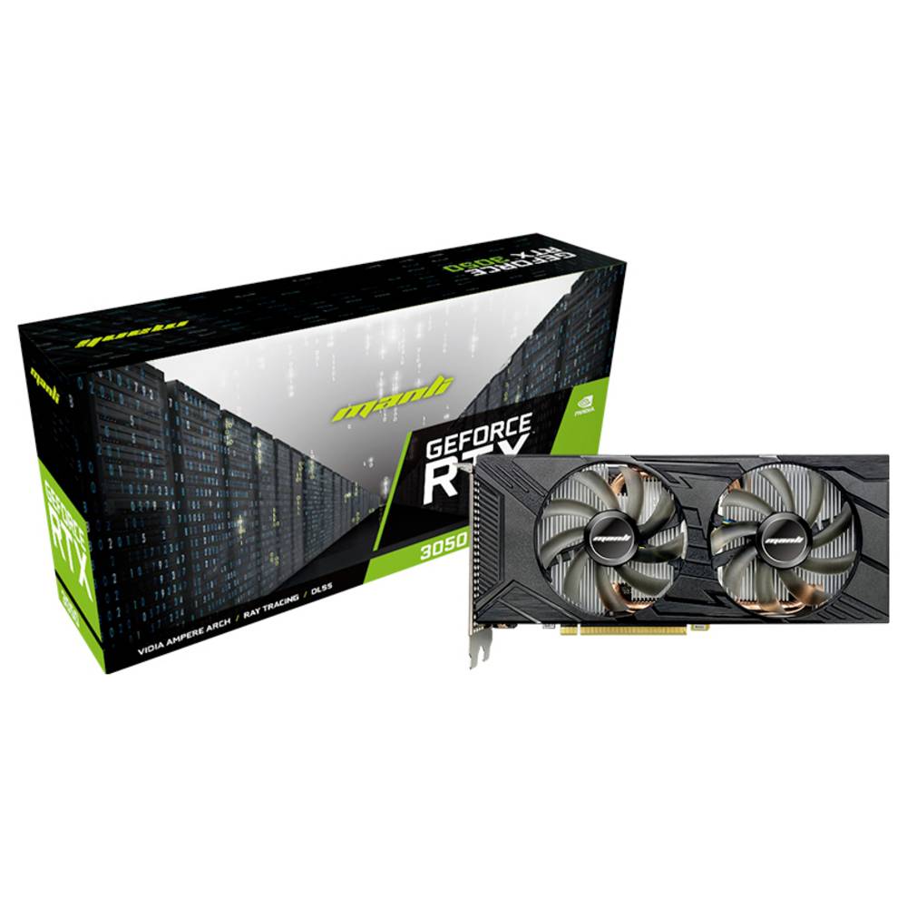 Manli Technology Nvidia GeForce RTX 3050 Videokaart 6 GB GDDR6-RAM PCI-Express