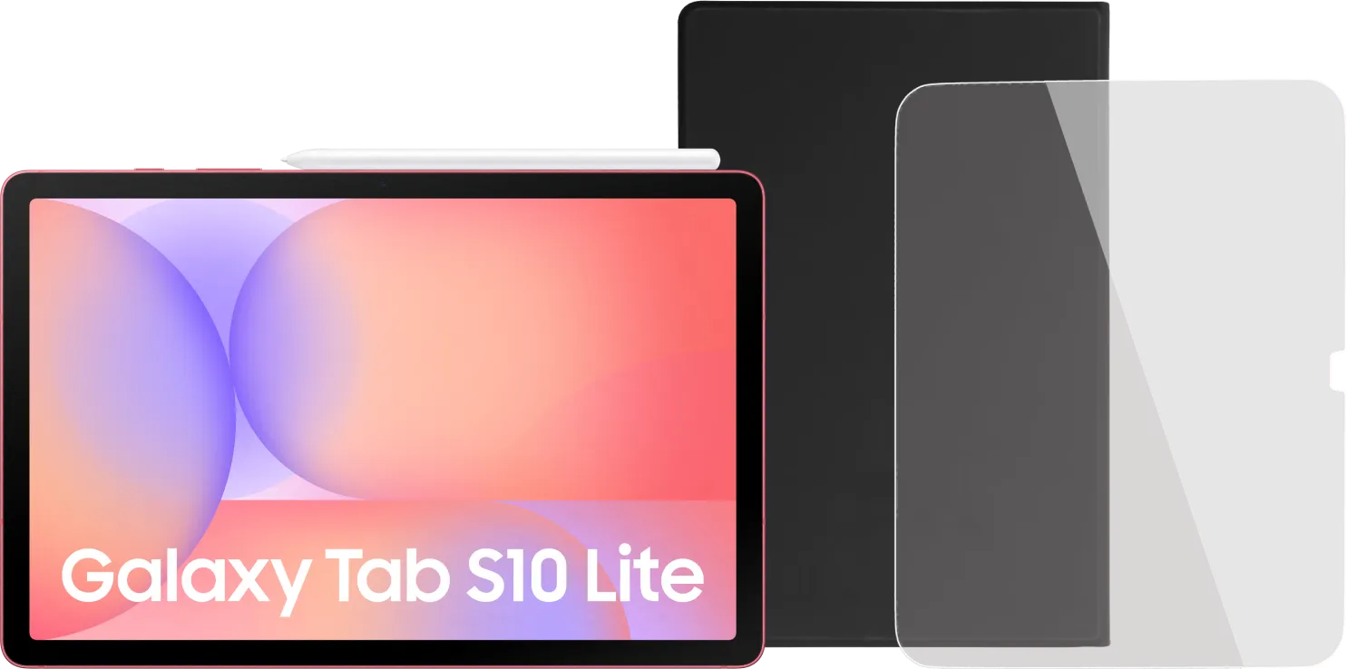 Samsung Galaxy Tab S10 Lite 10,9 inch 128GB Wifi Rood + Beschermpakket