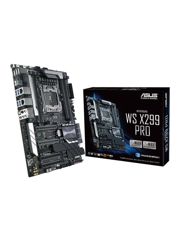 Asus WS X299 PRO Moederbord - Intel X299 - Intel LGA2066 socket - DDR4 RAM - ATX