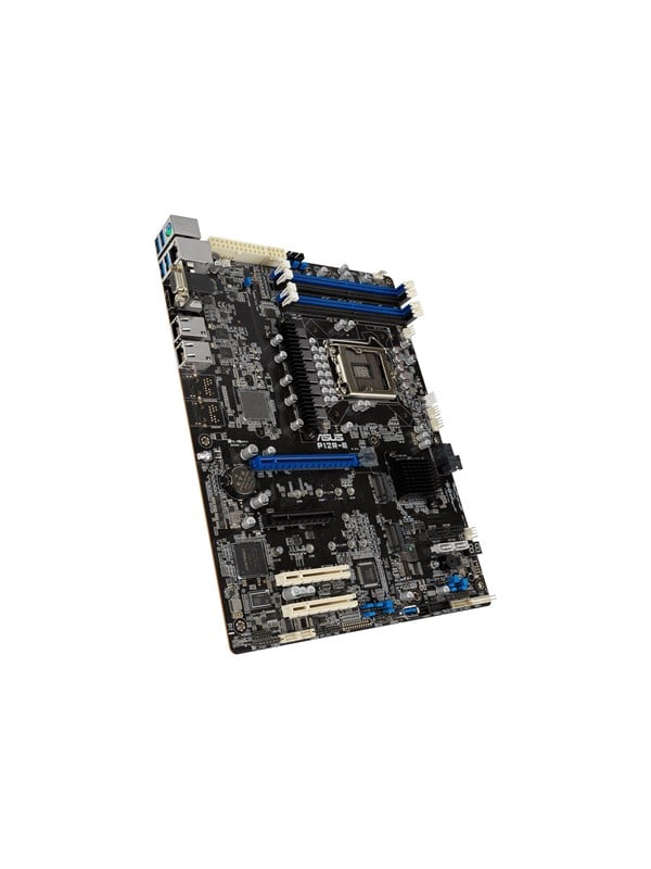Asus P12R-E Moederbord - Intel C256 - Intel LGA1200 socket - DDR4 RAM - ATX