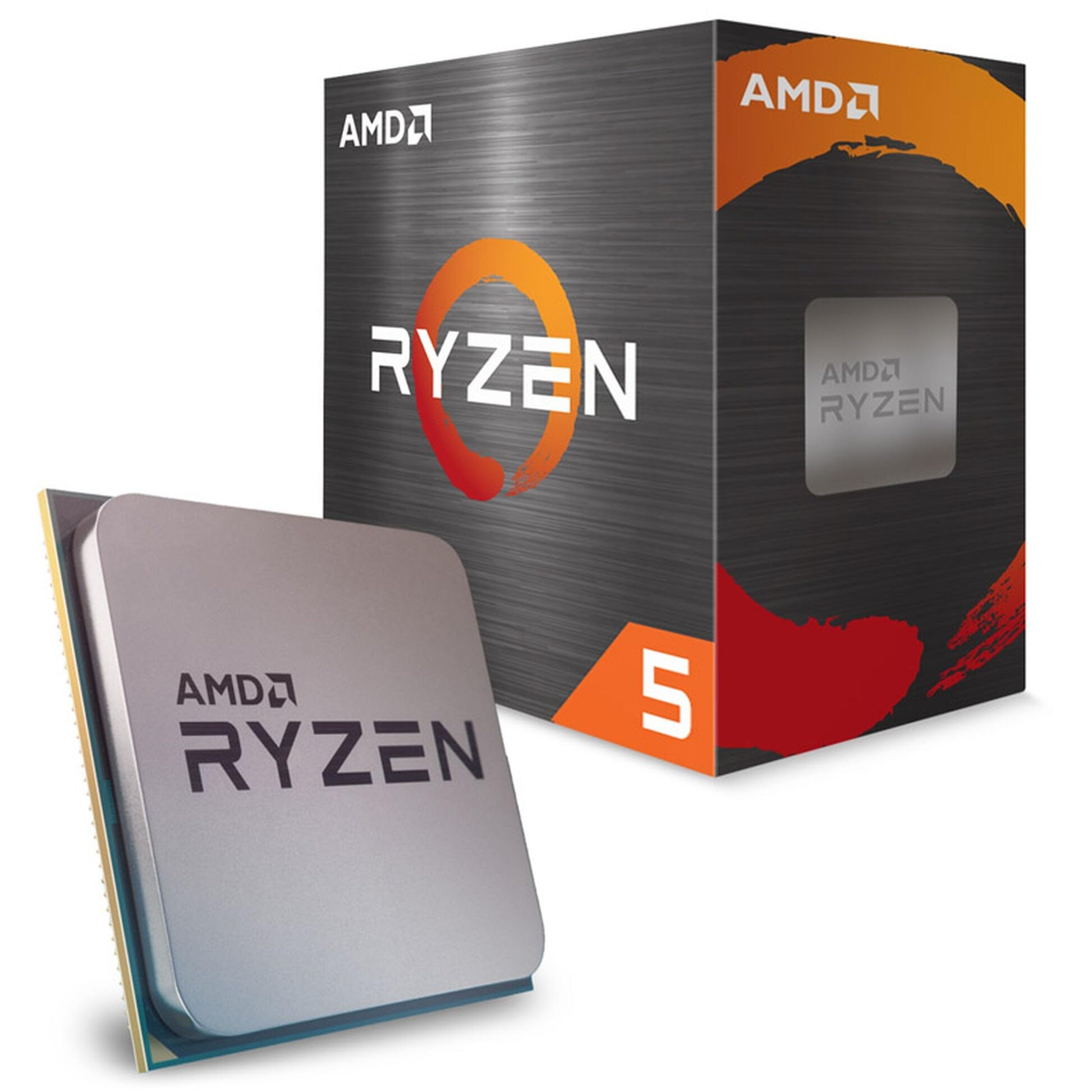 AMD Ryzen 5 met Wraith Stealth Cooler 6 cores 12 threads 35MB 65W geautoriseerde distributeur Zilver 5600, 3,5GHz / [Binnenlands product] 100-100000927BOX zilver