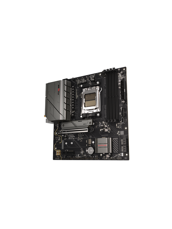 Sapphire PULSE B850M WIFI Moederbord - AMD B850 - AMD AM5 socket - DDR5 RAM - Micro-ATX