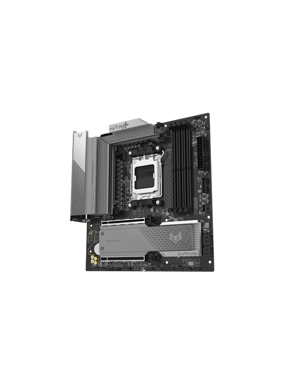 Sapphire NITRO+ B850M WIFI Moederbord - AMD B850 - AMD AM5 socket - DDR5 RAM - Micro-ATX