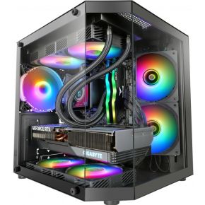 Mars Gaming MC-3TLITE Mini Tower Zwart