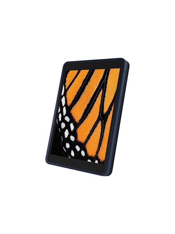 Logitech Rugged Combo 3 Touch for Education - Toetsenbord and folio case - with trackpad - QWERTZ - German - classic Blauw - Keyboard and folio case - Duits - Blauw