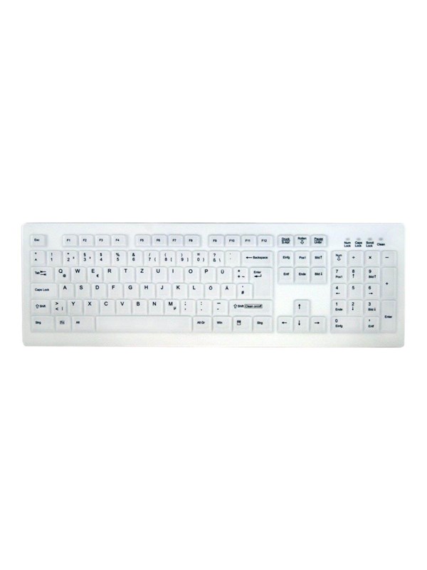 Cherry MedicalKey AK-C8100 Sanitizable - Toetsenbord - Duits - Wit