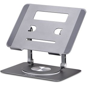 Startech .com Draaibare Laptopstandaard, 360 Roterende Laptophouder voor Computer, Verhoogd plateau m