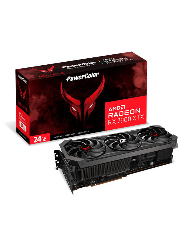 Powercolor Radeon RX 7900 XTX Red Devil OC - 24GB GDDR6 RAM - Grafische kaarten