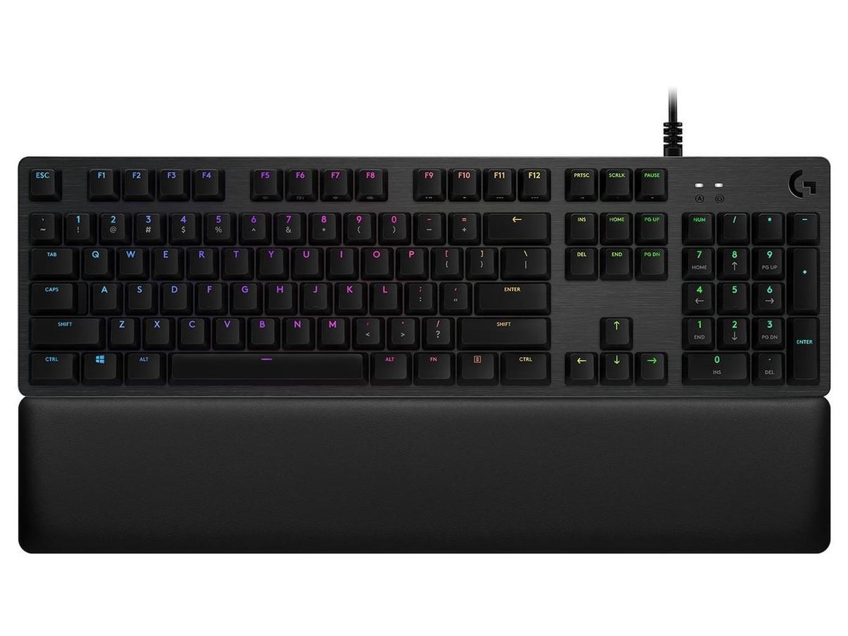 Logitech G 513 - Clicky Mechanisch Gaming Toetsenbord - US international layout