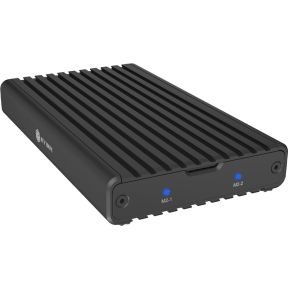 ICY BOX IB-2817M-C32 SDD-behuizing Zwart M.2